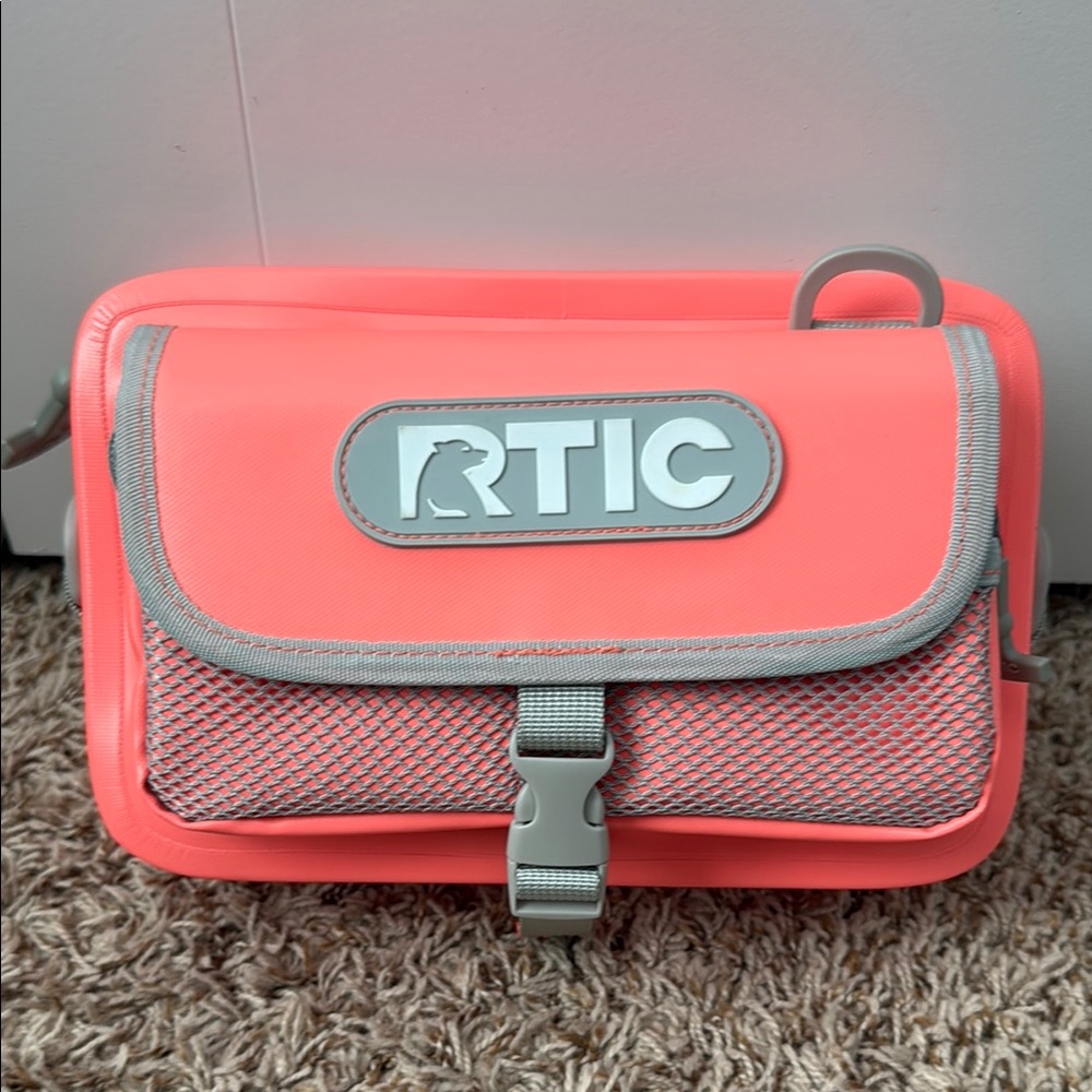 RTIC Coral and Gray SidePack Deluxe